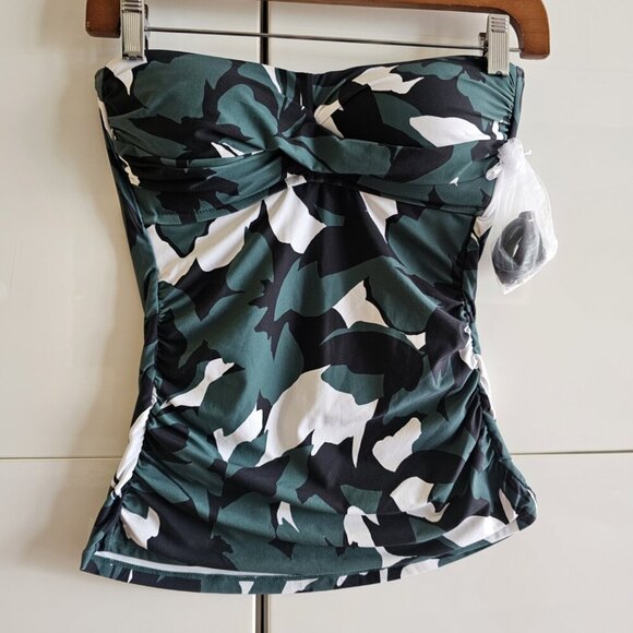 New Anne Cole TANKINI BANDEAU-TWIST FRONT DESERT BLOOM - Picture 4 of 14